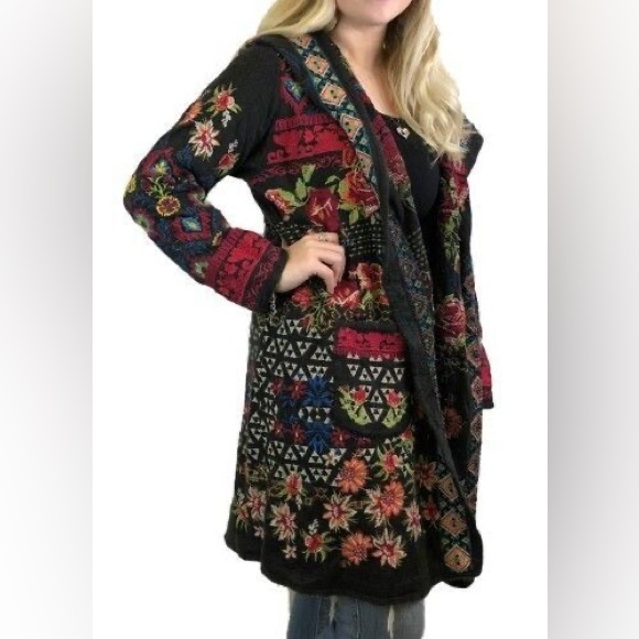 Johnny Was Multicolor Embroidered Jacket - Picture 5 of 14